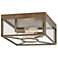 Brixton 12" Wide Burnished Bronze Outdoor Ceiling Light