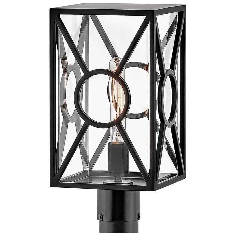 Image 3 Brixton 15 1/2" High Black Outdoor Post Light more views