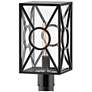 3_Brixton 15 1/2" High Black Outdoor Post Light more views