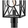 5_Brixton 15 1/2" High Black Outdoor Post Light more views