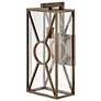 Brixton 18 3/4" High Burnished Bronze Outdoor Wall Light