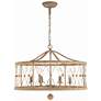 3_Brixton 24" Wide Silver and Natural Jute 6-Light Chandelier