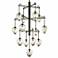 Brixton 36" Wide Gun Metal 13-Light Tiered Pendant