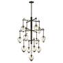 4_Brixton 36" Wide Gun Metal 13-Light Tiered Pendant more views
