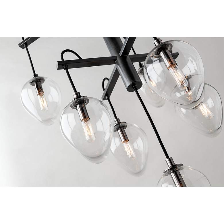 Image 6 Brixton 36" Wide Gun Metal 13-Light Tiered Pendant more views
