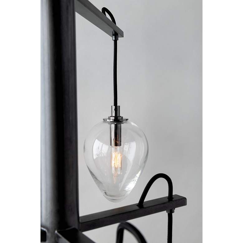 Image 7 Brixton 36" Wide Gun Metal 13-Light Tiered Pendant more views