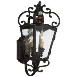 Brixton Ivy 21&quot; High Aged Patina Outdoor Wall Light