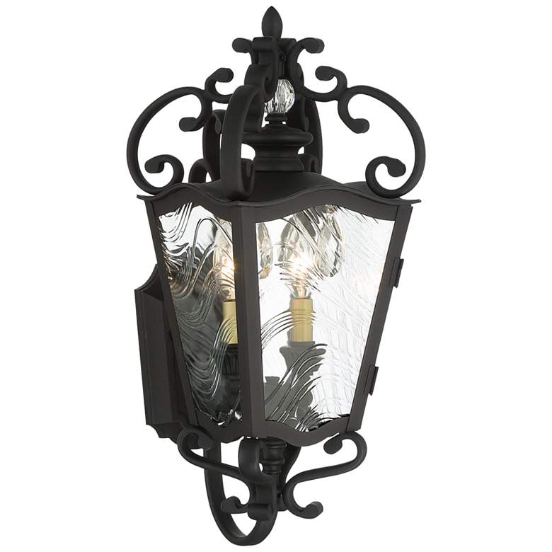 Image 1 Brixton Ivy 21 inch High Coal Outdoor Wall Light
