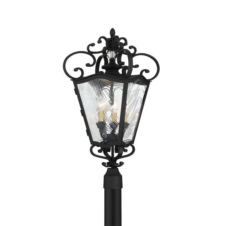 Image 1 Brixton Ivy 23 inch High Coal Outdoor Post Light