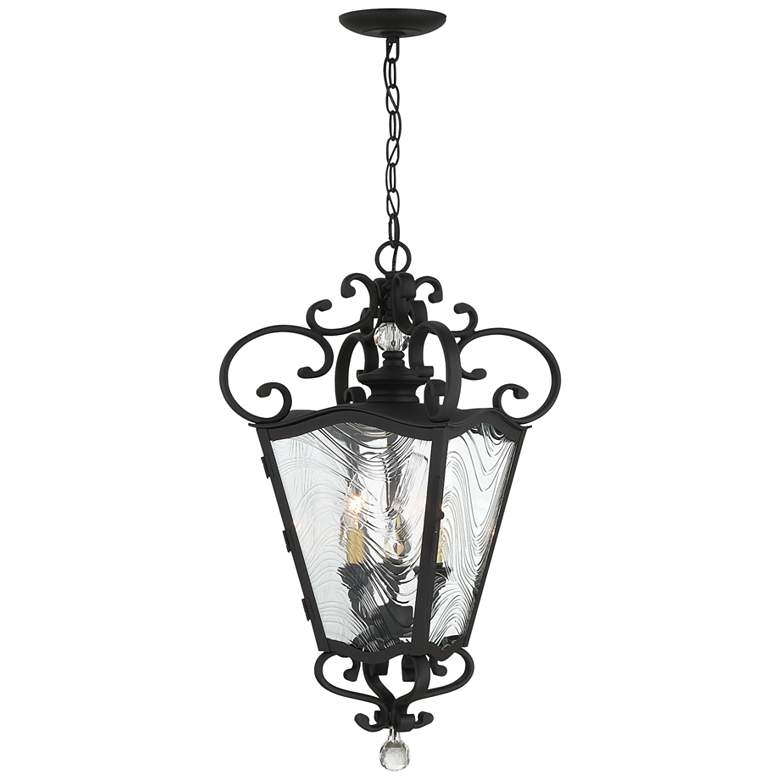 Image 1 Brixton Ivy 26 3/4 inch High Coal Outdoor Hanging Light