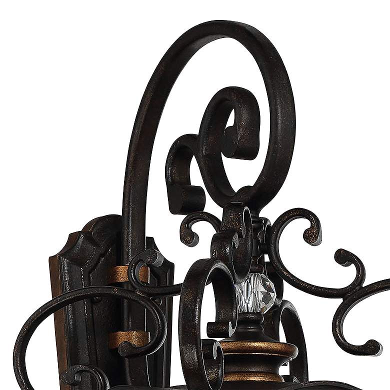 Image 3 Brixton Ivy 32 1/4" High Aged Patina Outdoor Wall Light more views