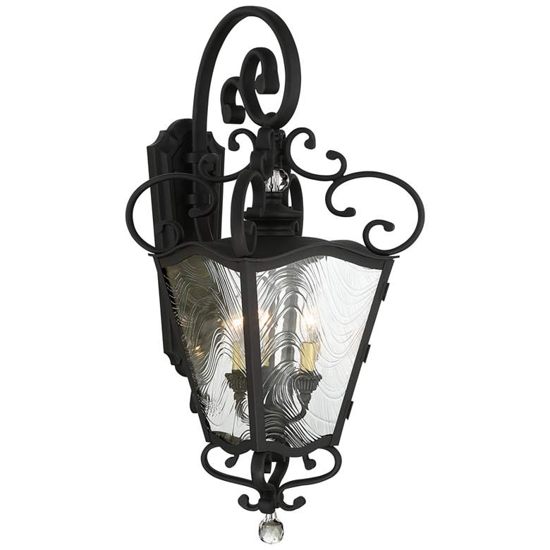 Image 1 Brixton Ivy 32 1/4 inch High Coal Outdoor Wall Light