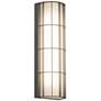 Broadway 13 1/2" High Textured Gray LED Outdoor Wall Light