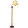 Broadway 58" High Traditional Antique Gold Swing Arm Floor Lamp