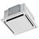 Broan Duct-free White Exhaust Fan with Charcoal Filter