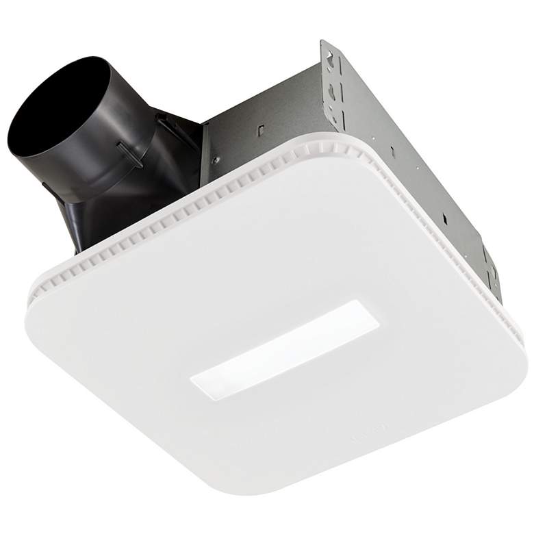 Image 1 Broan Flex White 110 CFM 1.0 sone Exhaust Fan w/ LED Light