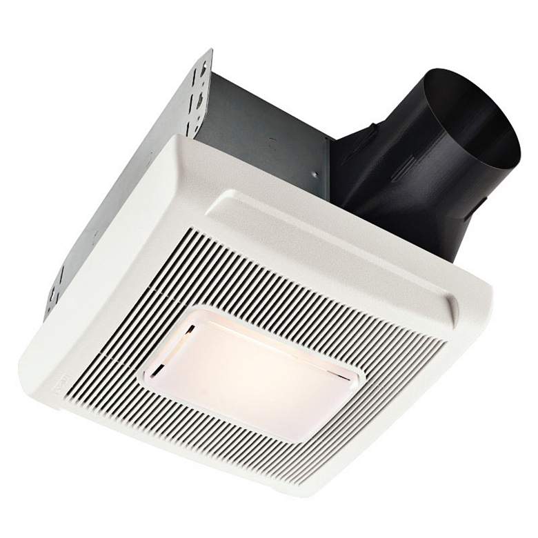 Image 1 Broan InVent White 110 CFM 1.3 Sones Bath Fan with Light