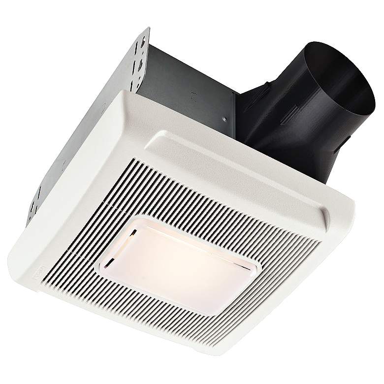 Image 1 Broan InVent White 50 CFM 1.5 Sones Bath Fan with Light