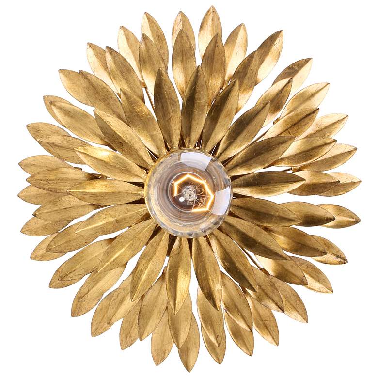 Image 1 Broche 1 Light Antique Gold Sconce