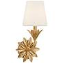 1_Broche 1 Light Antique Gold Sconce