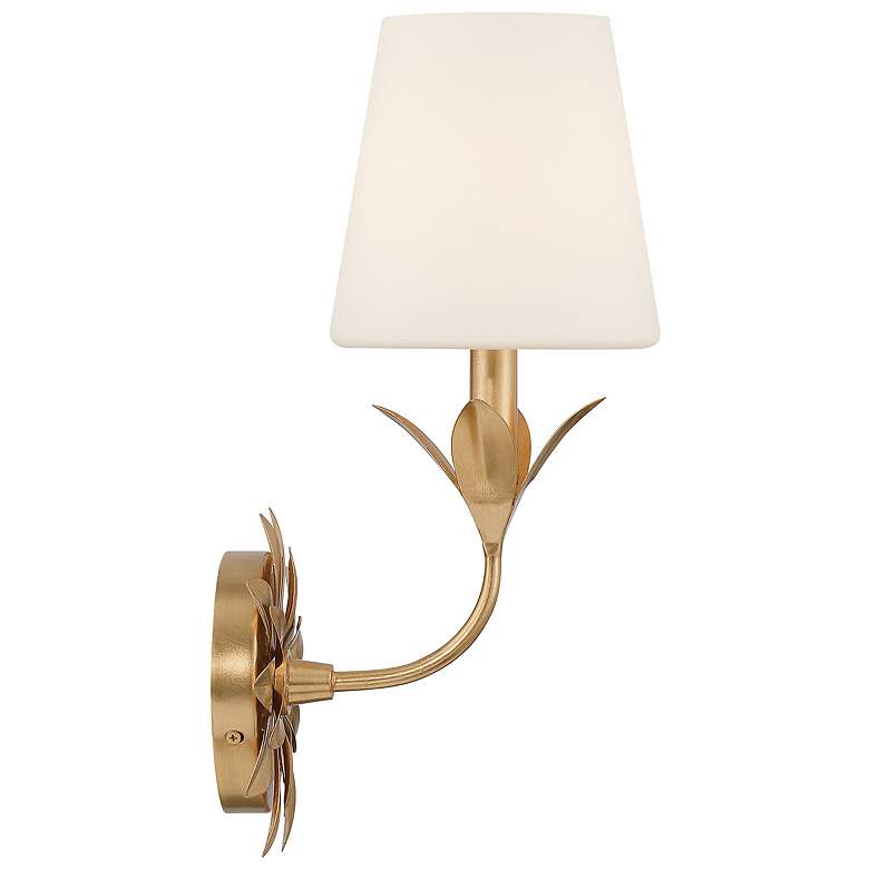 Image 4 Broche 1 Light Antique Gold Sconce more views