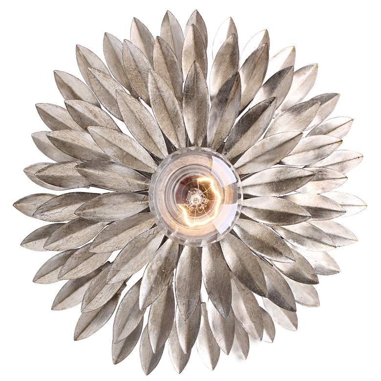 Image 1 Broche 1 Light Antique Silver Sconce