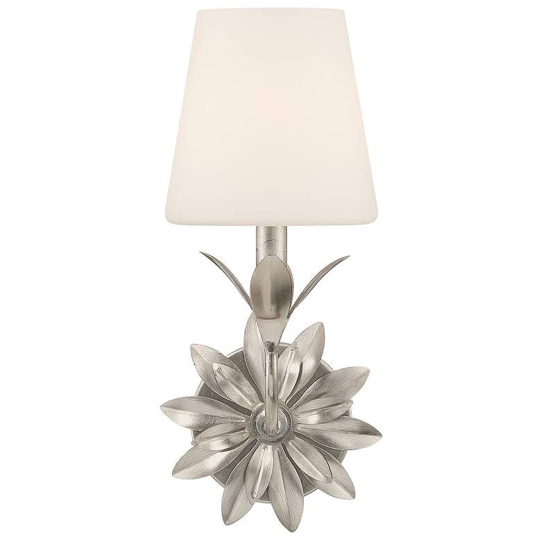 Image 3 Broche 1 Light Antique Silver Sconce more views