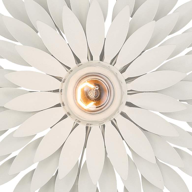 Image 6 Broche 1 Light Matte White Flush Mount more views