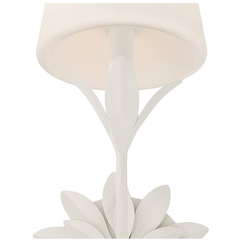 Image 5 Broche 1 Light Matte White Sconce more views