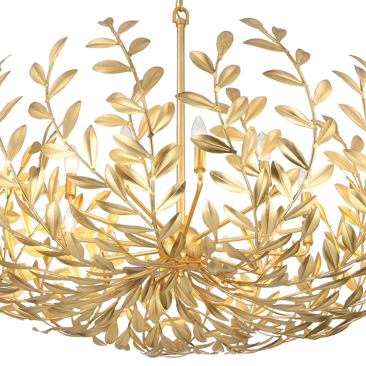 Image 6 Broche 12 Light Antique Gold Chandelier more views