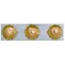 2_Broche 18" Wide Gold and Antique Silver 3-Light Bath Light