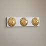 1_Broche 18" Wide Gold and Antique Silver 3-Light Bath Light