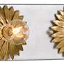 3_Broche 18" Wide Gold and Antique Silver 3-Light Bath Light more views