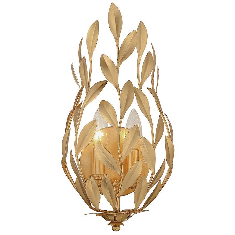 Image 2 Broche 2 Light Antique Gold Sconce