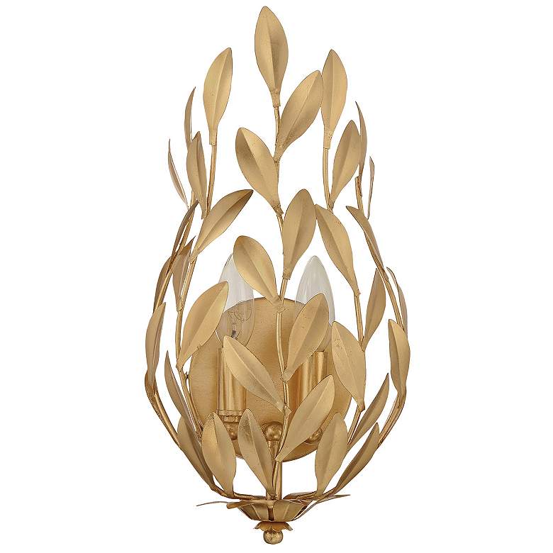 Image 3 Broche 2 Light Antique Gold Sconce more views