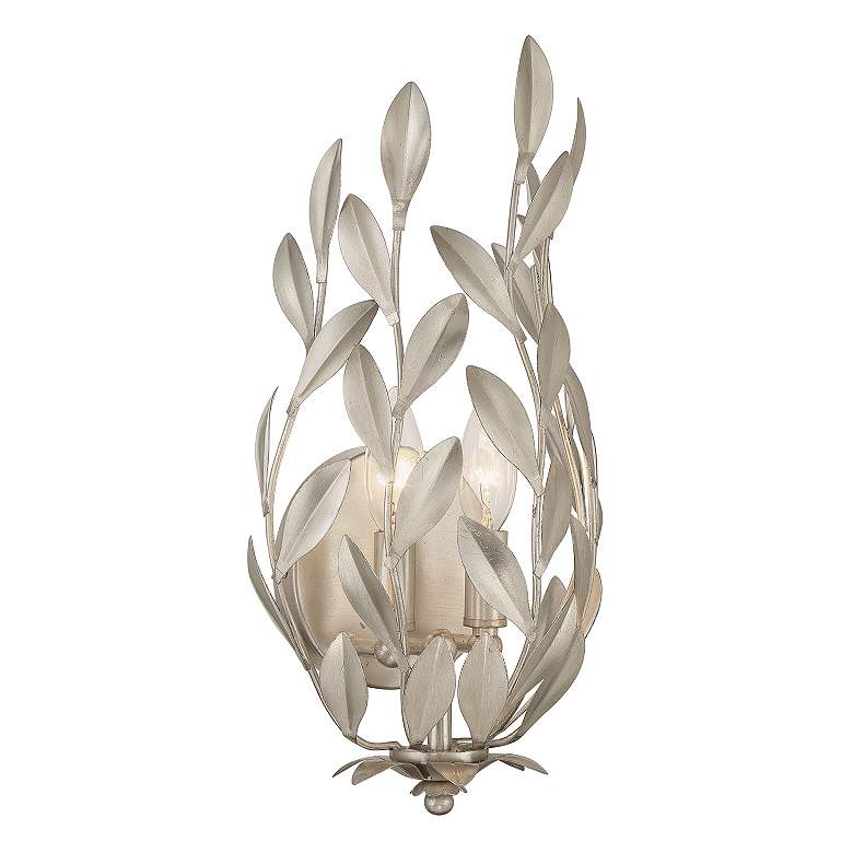Image 4 Broche 2 Light Antique Silver Sconce more views