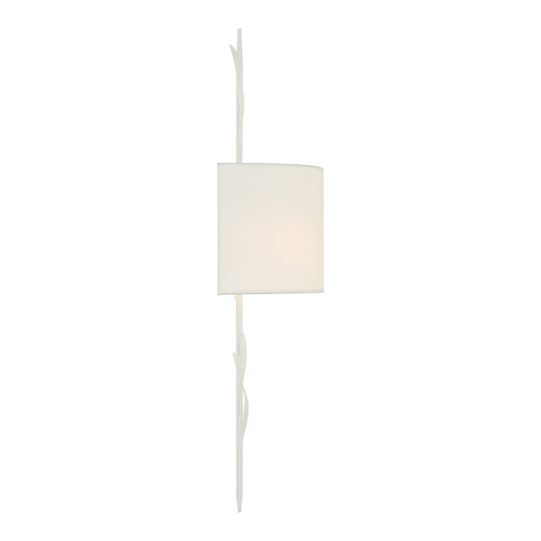 Image 5 Broche 2 Light Matte White Sconce more views