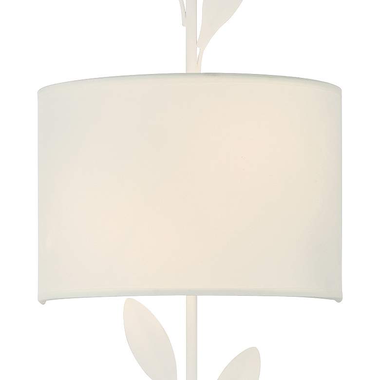 Image 6 Broche 2 Light Matte White Sconce more views