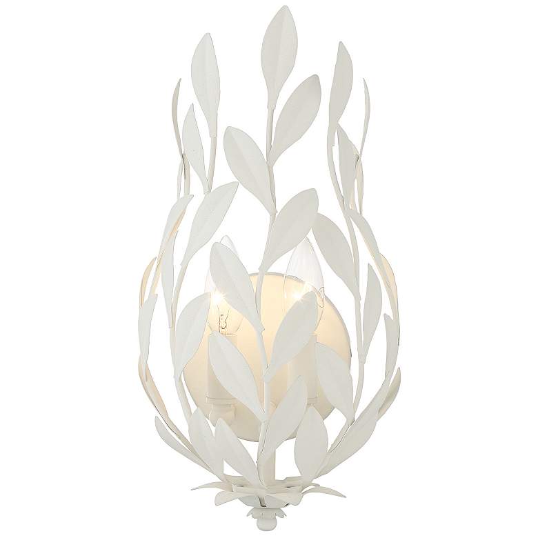 Image 2 Broche 2 Light Matte White Sconce