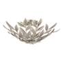 3_Broche 20 3/4" Wide Antique Silver 4-Light Ceiling Light more views