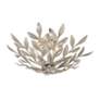 5_Broche 20 3/4" Wide Antique Silver 4-Light Ceiling Light more views
