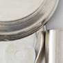 Broche 20 3/4" Wide Antique Silver 4-Light Ceiling Light