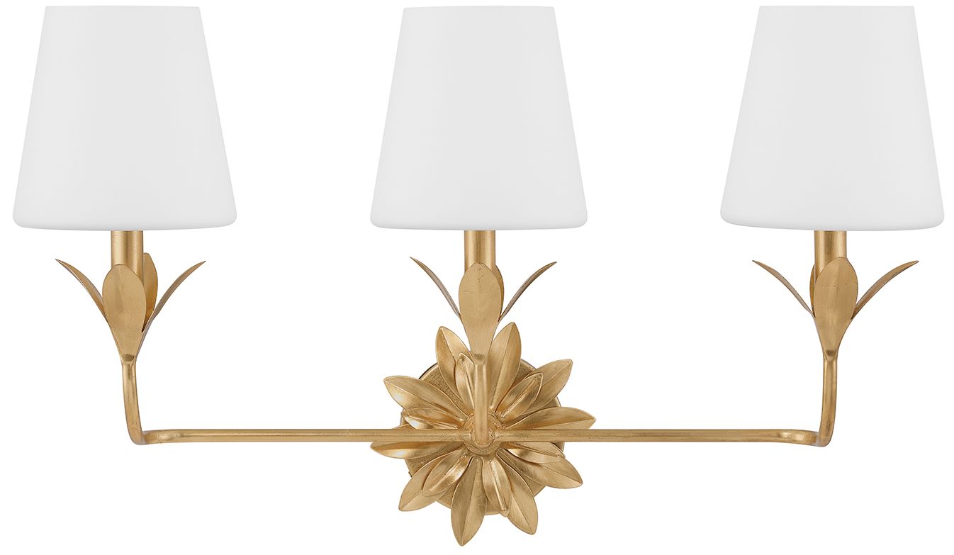 Image 2 Broche 25'' Antique Gold Bathroom Vanity more views