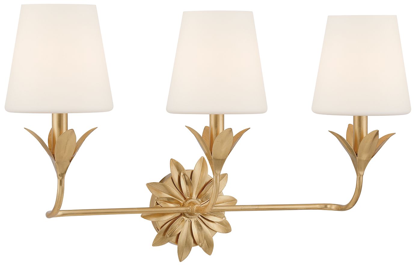 Image 3 Broche 25'' Antique Gold Bathroom Vanity more views