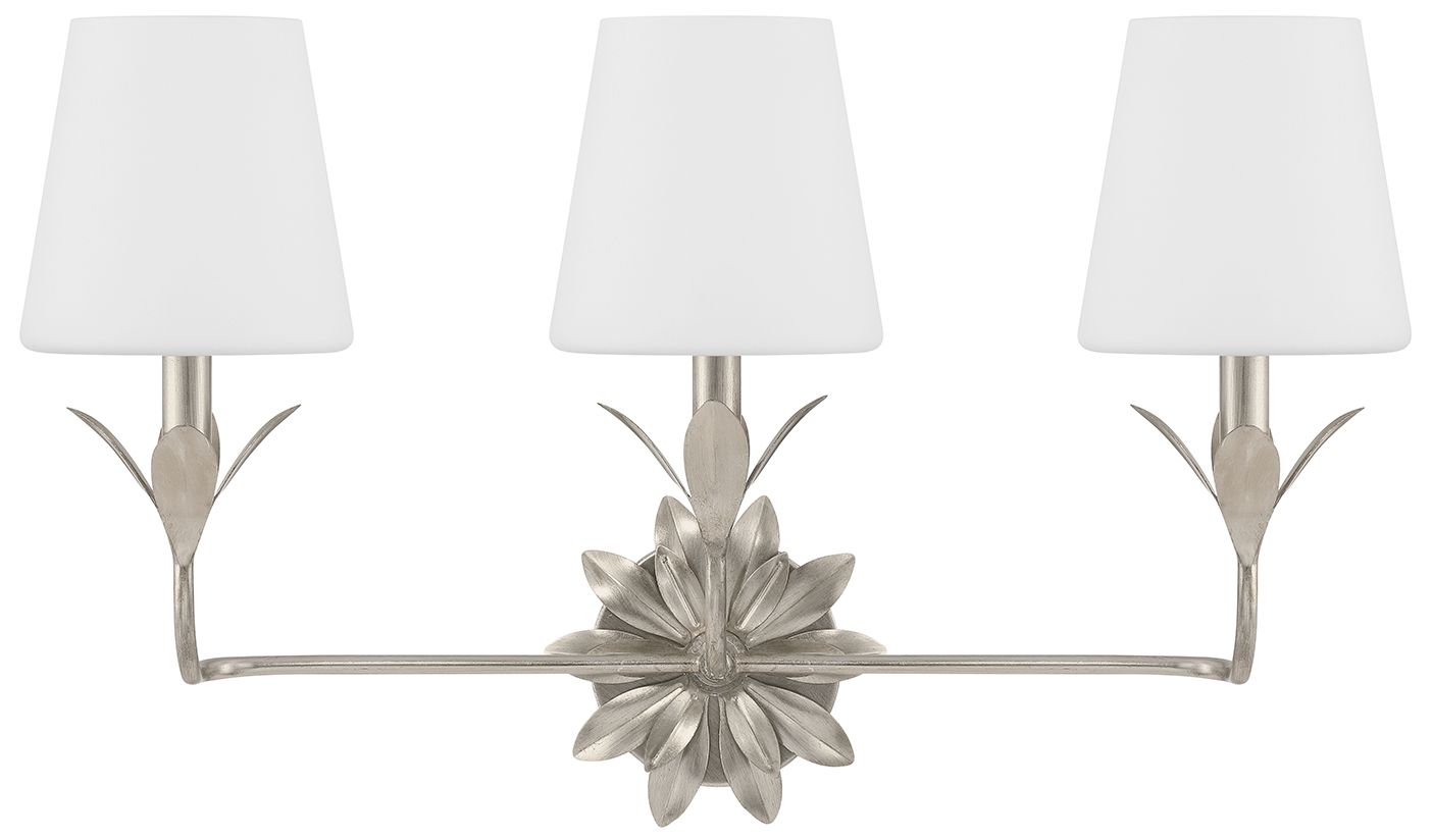 Image 2 Broche 25'' Antique Silver Bathroom Vanity more views