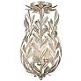 2_Broche 3 Light Antique Silver Semi Flush Mount