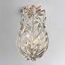Broche 3 Light Antique Silver Semi Flush Mount