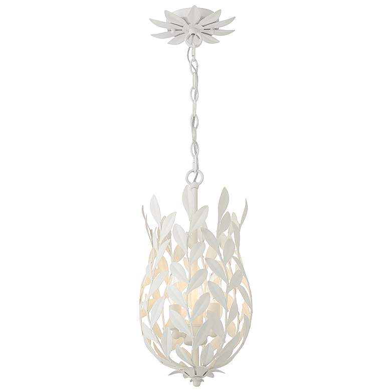 Image 2 Broche 3 Light Matte White Mini Pendant
