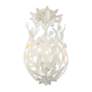 7_Broche 3 Light Matte White Semi Flush Mount more views