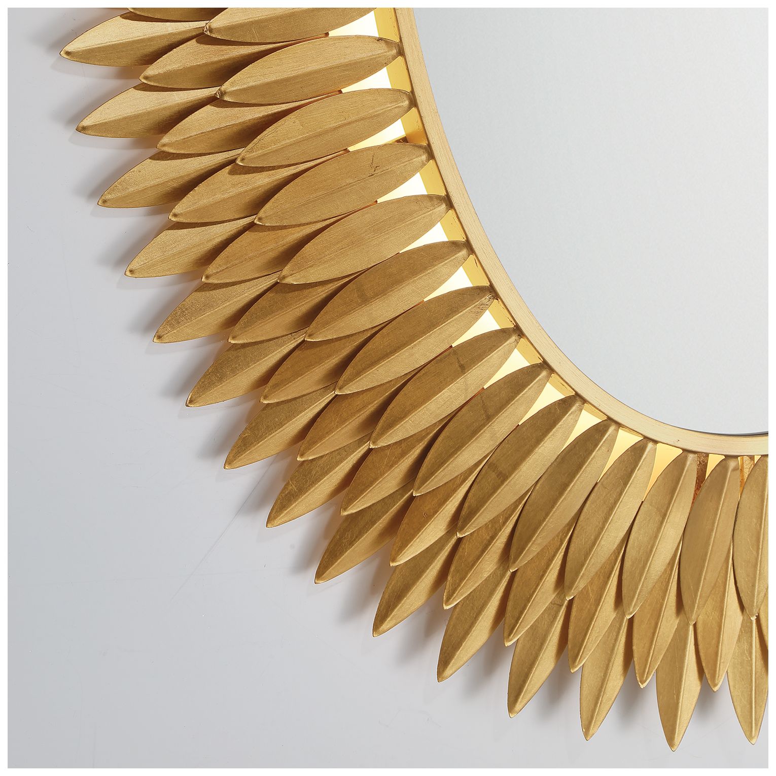 Image 4 Broche 31.25'' Integrated LED Antique Gold Mirror more views